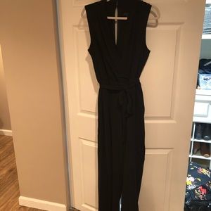 Banana Republic Black Jumper with Tie Waist